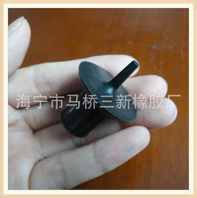 【【工厂定制】黑色橡胶钉 硅橡胶大头针型密封塞 橡胶定制产品】价格,厂家,图片,其他橡胶制品,海宁市马桥三新橡胶厂-